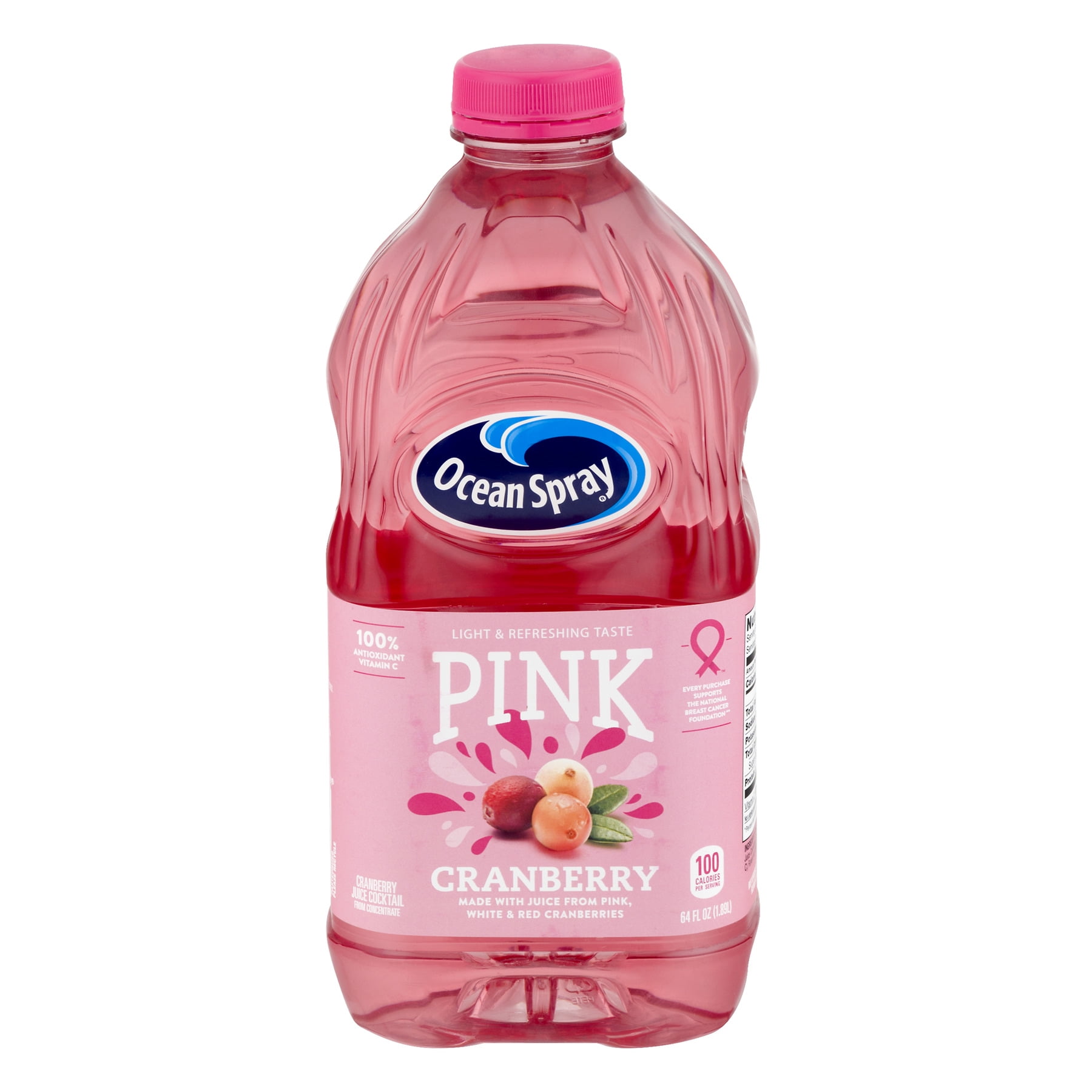 Ocean Spray Pink Cranberry Juice Cocktail, 64 Fl Oz - Walmart.com