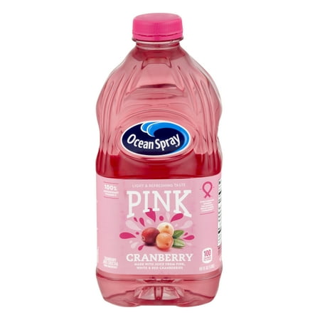 (2 pack) Ocean Spray Pink Cranberry Juice Cocktail, 64oz, (Best Cranberry Juice For Cocktails)