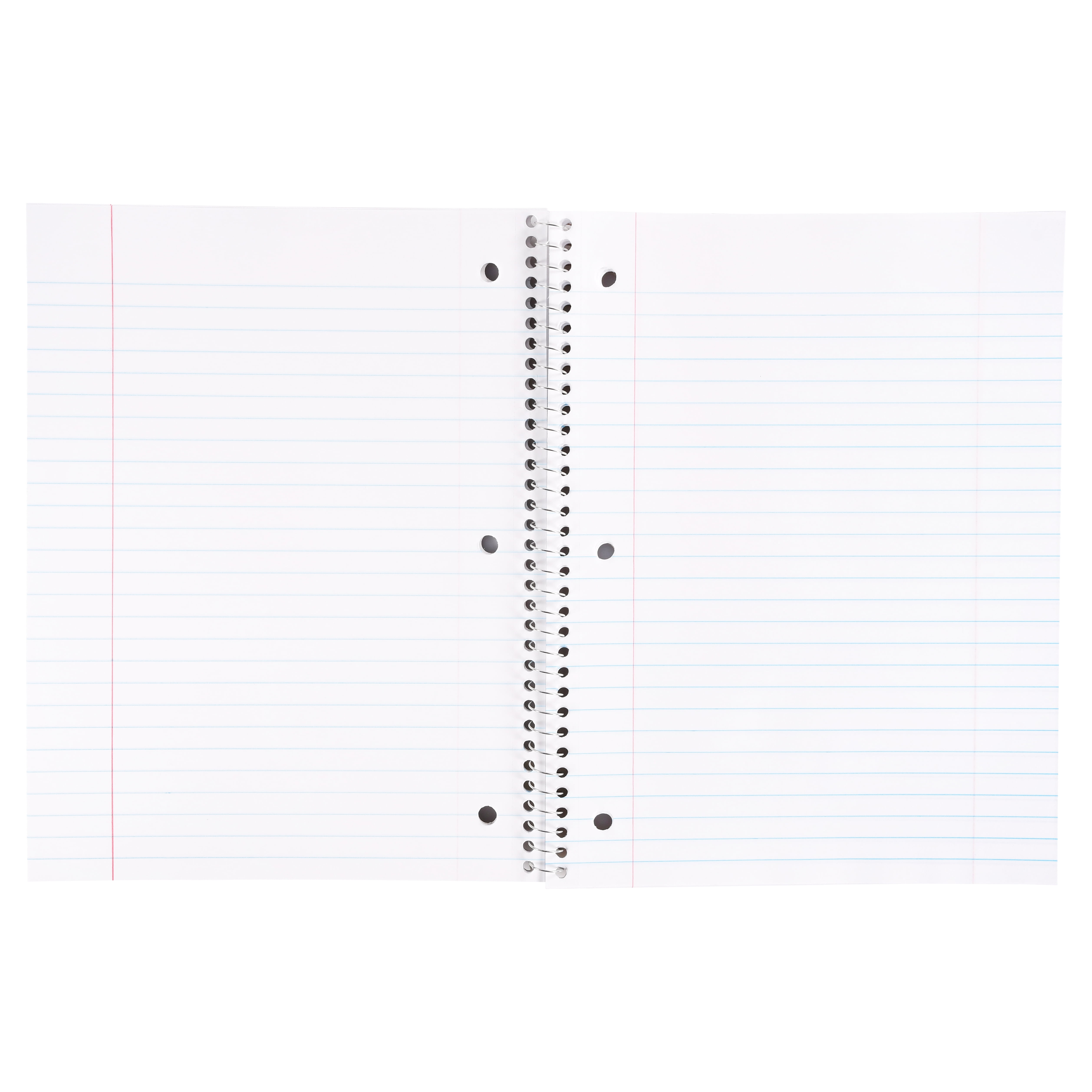 Pen + Gear Spiral Notebook, College Ruled, 5 Subject, 180 Pages, 8" x 10.5", Color Choice Will Vary, 57186