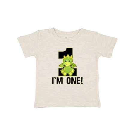 

Inktastic 1st Birthday Dragon 1 Year Old Boy Gift Baby Boy T-Shirt