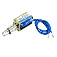 thumbnail image 1 of JF-0730 DC 24V 300mA 5N 10mm Tipo de tracción Marco abierto Solenoide de movimiento lineal Electroimán Unique Bargains Electroimán de solenoide de CC, 1 of 5