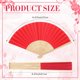 thumbnail image 4 of Abanicos plegables Yinkin Bamboo Handheld Craft para bodas, paquete de 24, 4 of 5