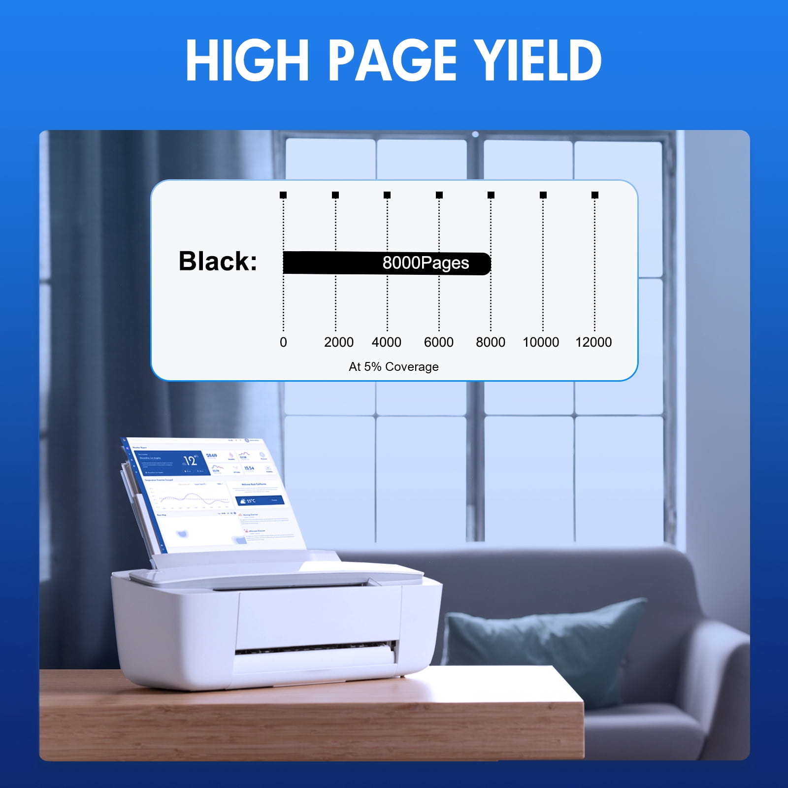 TN850 High Yield Toner Cartridge Compatible for Brother TN850 TN820 TN-850 TN 850 TN-820 Black MFC-L5900DW HL-L6200DW HL-L6200DWT HL-L5200DW MFC-L5700DW MFC-L5850DW MFC-L6800DW Printer Ink 2-Pack