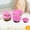 Pink, variant on 6Pcs Silicone Stretch Food Lids, Kitchen Accessory Reusable Airtight Elastic Bowl Covers Microwave Safe Container Toppers(White)