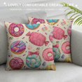 thumbnail image 3 of Sweet Lollipop Cupcake Print Square Pillow Case Sofa Living Room Bedroom Car Fashionable Throw Pillow Cushion Covers,, 3 of 5