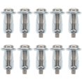 thumbnail image 1 of 10 Pcs Screws Jack Nuts Hollow Wall Expansion Nut Kit Jack Nut Tool Hollow Door Anchor, 1 of 2