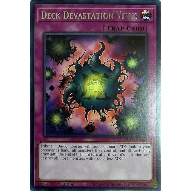 Yu-Gi-Oh! Deck Devastation Virus WISU-EN058 Rara
