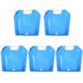 thumbnail image 1 of Bolsa de agua portátil para exteriores, 5 uds., 5L, plegable, para acampar y Picnic (azul) Likrtyny Deportes al aire libre Salida diaria Juego de fiesta, 1 of 8