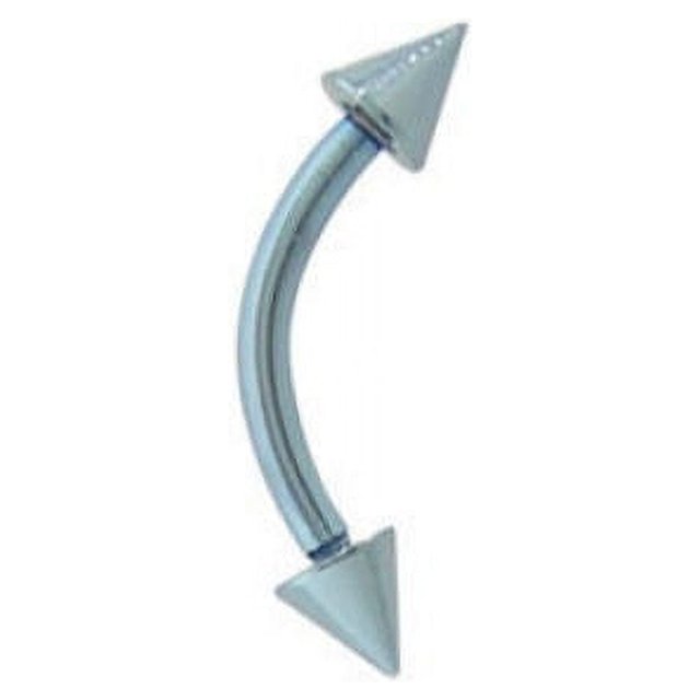 Eyebrow Ring Curved Barbell Anodized G5 Solid Titanium 16G Cartilage Rook Daith