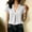 White women linen v neck t shirt a1, variant on Yrmaups Loose Fit Short Sleeve T Shirt for Women, Casual V Neck Blouse, Breathable Linen Tee for Travel Office Home Daily Wear, Blue S