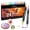 24 Metallic, variant on Black and White Acrylic Paint Markers, 12 Pack Dual Tip with Fine Tip and Brush Tip Pens for Stone, Wood, Calligraphy, Canvas, Ceramic, Metal, Glass, Rock Painting, DIY Crafts