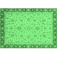 thumbnail image 1 of Ahgly Company Indoor Rectangle Oriental Emerald Green Traditional Area Rugs, 8' x 10', 1 of 4
