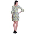 thumbnail image 4 of Moomaya Womens Imprimé Courte Robe Cloche Manches Robes pour les Femmes Vêtements d'Été Occasionnels, 4 of 6