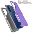 thumbnail image 5 of For Samsung Galaxy A17 5G Case, Galaxy A16 5G Case, Ebizware Heavy Duty Rugged Shockproof Cover [Military Grade Protection] Dual Layer Cell Phone Case for Samsung Galaxy A17 A16 5G - Purple, 5 of 8