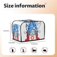 thumbnail image 5 of Picia Medicine Gnome Truck Red Print 2 Slice Toaster Cover , Toaster Protector Dustproof Kitchen Appliance Cover, Kitchen Appliance Dustproof Protector, 5 of 7