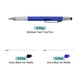 thumbnail image 3 of 4 piezas 6 en 1 herramienta multifuncional bolígrafo regalos para hombres con bolígrafo, regla, destornillador, stylus, azul oscuro, 3 of 5