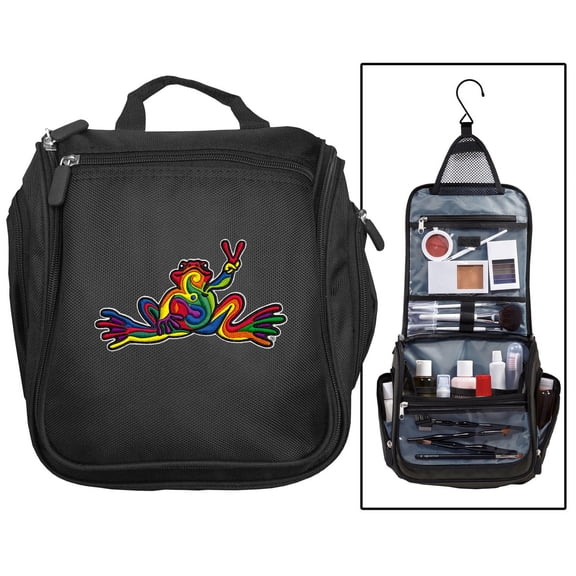 Peace Frogs Toiletry Bag or Peace Frog Shaving Kit