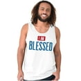 thumbnail image 3 of Blessed Religious Love Jesus Christ Tank Top T Shirts Men Women Brisco Brands L, 3 of 6