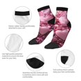 thumbnail image 5 of Pofeuu Pink Glitter Heart Candy Print 30cm Socks, Adult Running Hiking Socks for Youth and Adult, 5 of 7