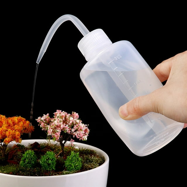 Solar Aquarium Danhjin Plastic Beak Elbow Washing Cleaning Spray Transparent Bottle250ML Home Decor