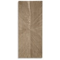 thumbnail image 2 of Benjara Ernest 20 x 48 Wall Decor, Carved Sunburst Design, Wood Panel, Brown Finish, 2 of 6