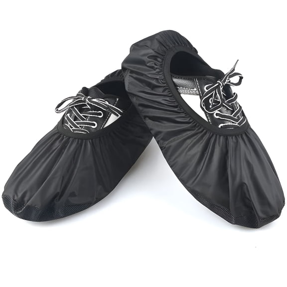 TELOLY Non Slip Bowling Shoe Covers Protectors for Men and Women Polyester Made 33cm