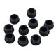 thumbnail image 2 of 10pcs 25-14mm Black Silicone Rubber Snap-on Hole Plug Blanking End Caps Seal Stopper Accessories Tool, 2 of 5