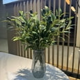 thumbnail image 5 of 5PCS Faux Olive Branches for Vase Fake Plants with 72 Leaves Artificial Greenery Stems Green Branch Decoration Indoor, 5 of 7