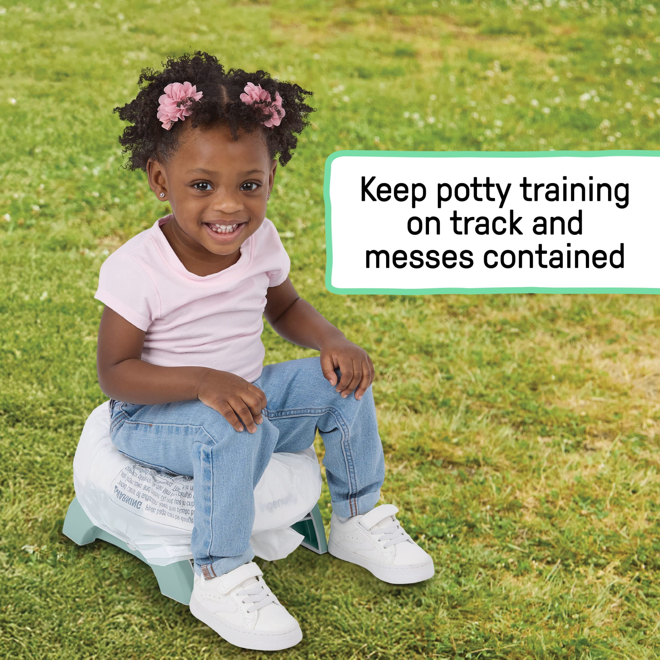 Ingenuity™ Replacement Potty Liners – 30 Count, Disposable, Leak-Resistant, Tie-Top Bags