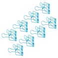 thumbnail image 1 of Mini Binder Clips, Hollow Tail Clips Strong Clamping Binder Clips  For Document Blue,Green,Silver, 1 of 8