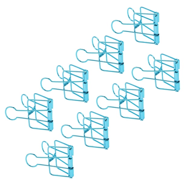 Mini Clips De Carpeta, Material De Metal De Elasticidad De Regalo Clips De Carpeta De Sujeción Fuerte Clips De Cola Hueca Para Oficina