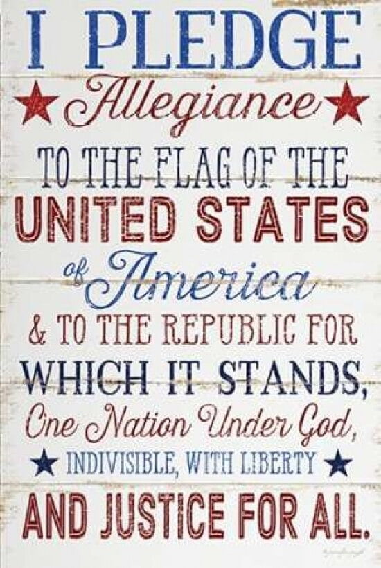 Pledge Allegiance Poster Print by Jennifer Pugh