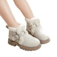 thumbnail image 3 of Fozruso Kids Boots Bright Color Side Zipper Cute Ankle Boots,Sizes 1(9-9.5 Years), 3 of 6