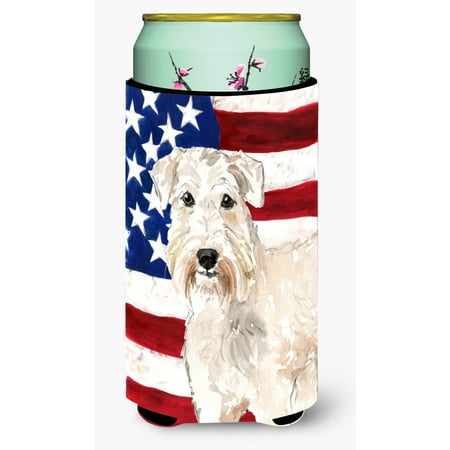 

Carolines Treasures CK1709TBC Patriotic USA Wheaten Terrier Tall Boy Beverage Insulator Hugger Tall Boy multicolor