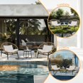 thumbnail image 6 of Grand Patio 3-Piece Outdoor Furniture Set,Wicker Bistro Set Oversized Chairs with 4.75" Thick Cushion & Coffee Table for Garden Poolside Backyard Lawn, 6 of 6