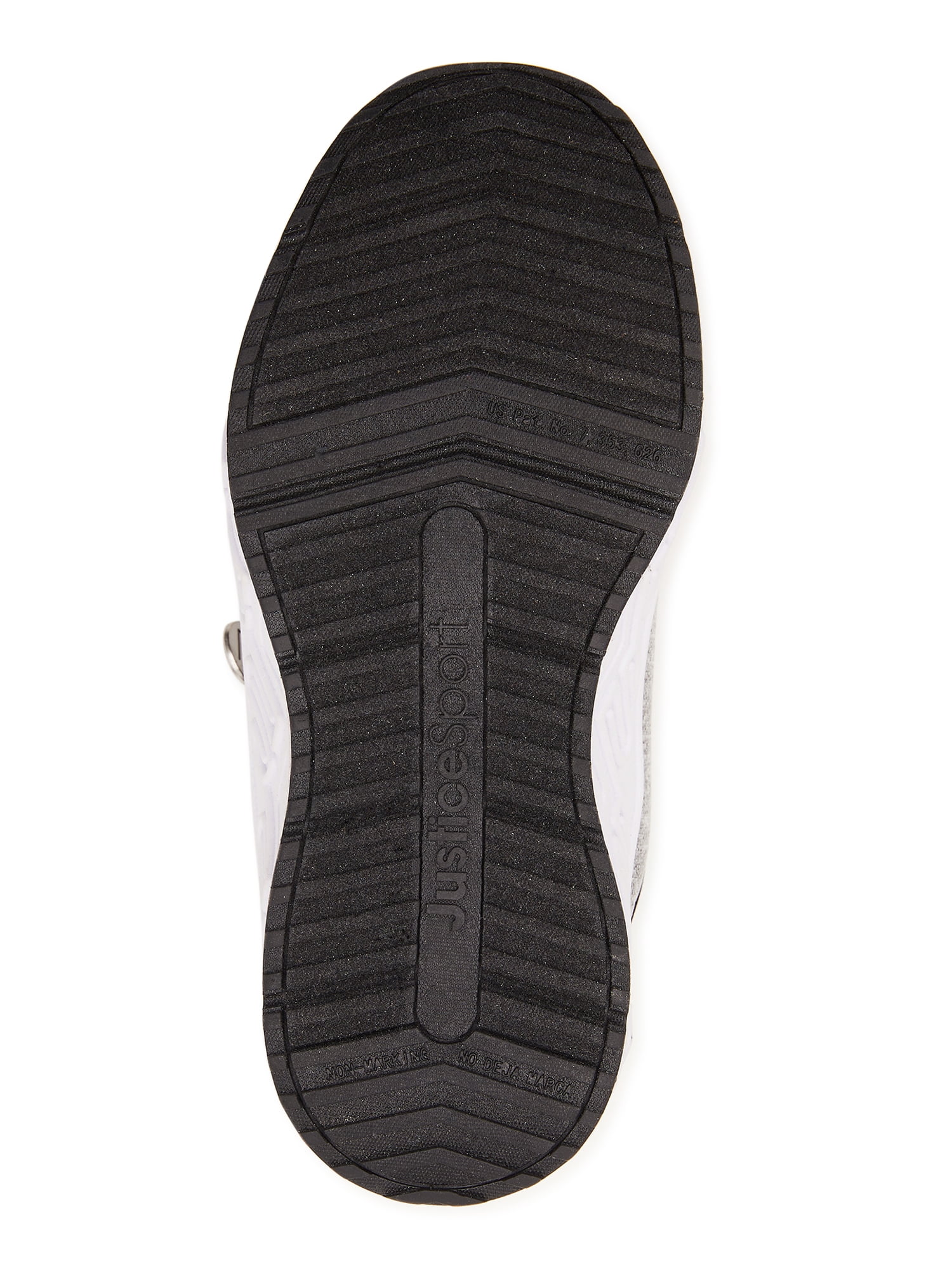 Justice Little Girl & Big Girl Athletic Side Zipper Sneakers, Sizes 13-4