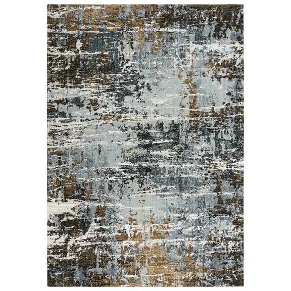 Rizzy Rugs Elite Area Rug ELT876 Lt. Gray Shaded Cracked 9' x 12' Rectangle