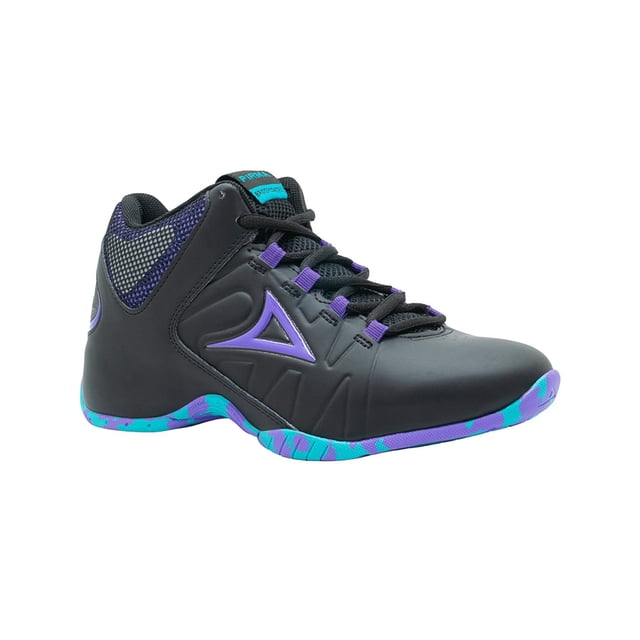 Tenis Para Mujer Pirma® Basket Basquetbol Color Negro Morado negro 26