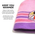 thumbnail image 4 of Disney Kids Winter Hat, Matching Kids’ Gloves and Scarf, Princess Baby Beanie for Girls Ages 4-7, 4 of 6