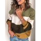 thumbnail image 1 of Suéter de rayas de manga larga para mujer, jersey de punto con cuello redondo, estilo informal europeo y americano, para otoño e invierno, 1 of 6