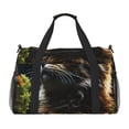 thumbnail image 1 of Easygdp Realistic Style Cute Cat Bolsa de Gimnasio, Bolsa de Viaje Duffel, Bolsa de Fin de Semana con Compartimentos, Bolsa de Mano para Noche, 1 of 7