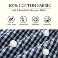 thumbnail image 6 of UVN Womens Cotton 2 Piece Pajama Set Fall Gingham Button up Top and Long Pant Casual Ladies Plaid Loungewear, 6 of 10