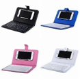 thumbnail image 3 of Mini Portable Wireless Bluetooth Keyboard With Leather Case compatible Smartphone High quality Gift, 3 of 5