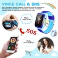 thumbnail image 4 of 4G Watch Phone for Children - Kids Smart Watch with WiFi, Dail, Voice Messages & Video Calls, GPS Location, Students School Mode, SOS Function, Camera and Pedometer - Blue, 4 of 6