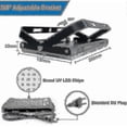 thumbnail image 4 of 2pcs 100w Uv Led Floodlight Blacklight Ip65 Waterproof, Ultraviolet Led Lamp, Effect Lighting For Aquarium, Party, Neon Painting, Fluorescent P, 4 of 5
