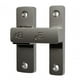 thumbnail image 3 of Pestillo de puerta de 180 grados con cerradura, pestillo abatible y pestillo deslizante para puerta de casa. gris, 3 of 9