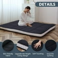 thumbnail image 6 of MOPHOTO Full Mattress, Extra Thick Floor Mattress, Japanese Futon Mattress, Folding Memory Foam Mattress, Black Foldable Mattress with Storage Bag, 6 of 10