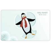 Angle View: Snow Penguin Gift Card