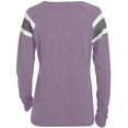 thumbnail image 3 of Ladies Long Sleeve Fanatic Tee S Lavender/Slate/White, 3 of 6