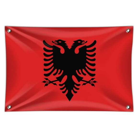Albania Albanian National Country Flag Home Business Office Sign